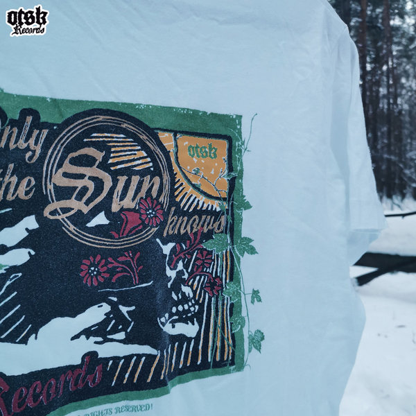 T-SHIRT "OTSK vs ONLY the SUN KNOWS Records" Logo vs Skull - WINTER EDITION
