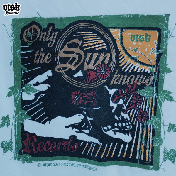 T-SHIRT "OTSK vs ONLY the SUN KNOWS Records" Logo vs Skull - WINTER EDITION