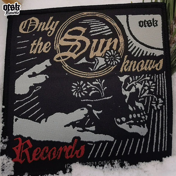 PATCH "ONLY the SUN KNOWS Records" Skull – BRIGHT-GOLD EDITION