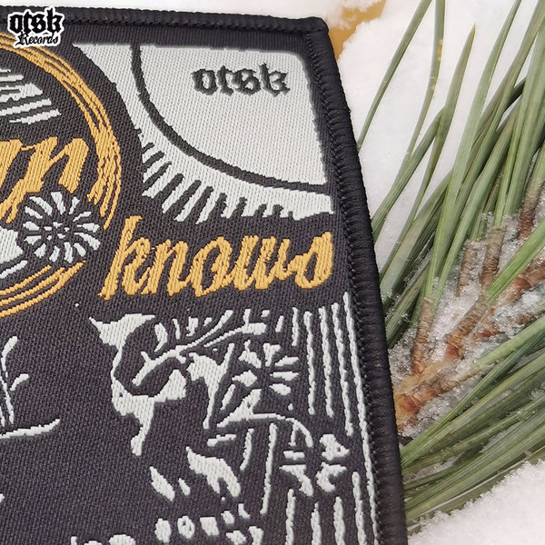 PATCH "ONLY the SUN KNOWS Records" Skull – OLD-GOLD EDITION