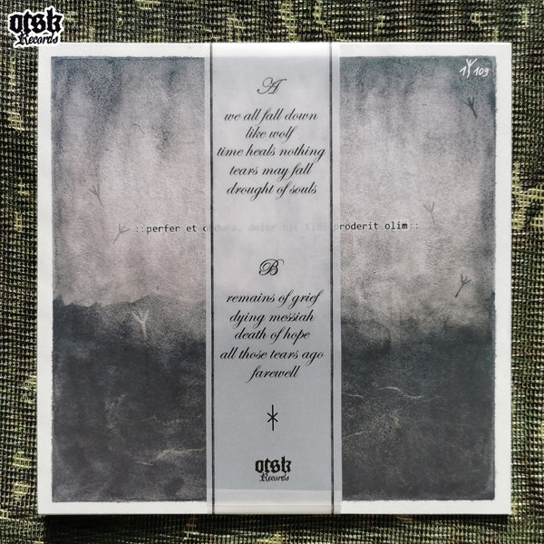GRAVE of LOVE	"All Those Tears Ago" LP - "BLACK-BOX" VINYL - (#002)