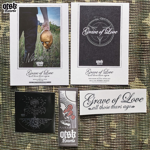 GRAVE of LOVE	"All Those Tears Ago" LP - "BLACK-BOX" VINYL - (#004)